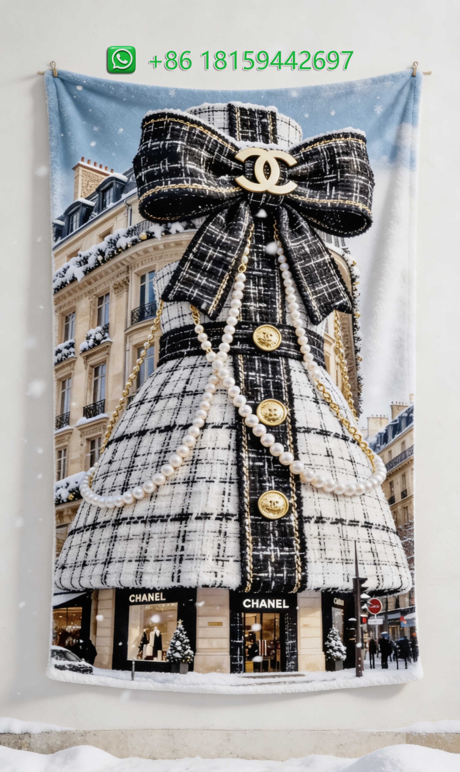 Chanel Throw Blankets